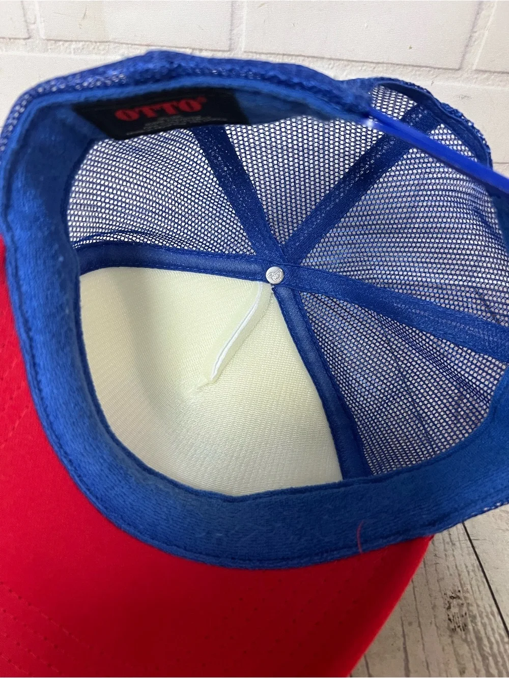 Southern Bliss God Bless America Bow Otto Trucker Hat Snapback Mesh Patriotic